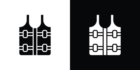 Lifejacket icon symbol for Apps and Branding.