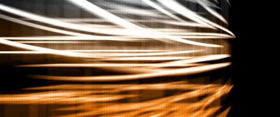 orange and grey abstract background with motion blur and halftone texture
