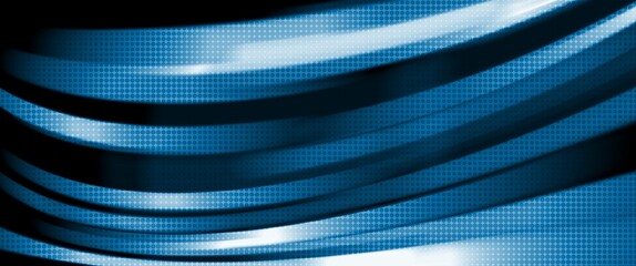 blue abstract background with motion blur and halftone texture