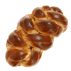 Golden Braided Bread with Shiny Crust