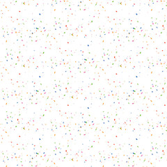 Obraz premium Colorful Confetti Seamless Pattern Vector for Party and Celebration Backgrounds