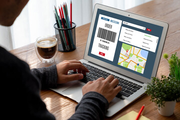 Delivery tracking system for e-commerce and modish online business to timely goods transportation...