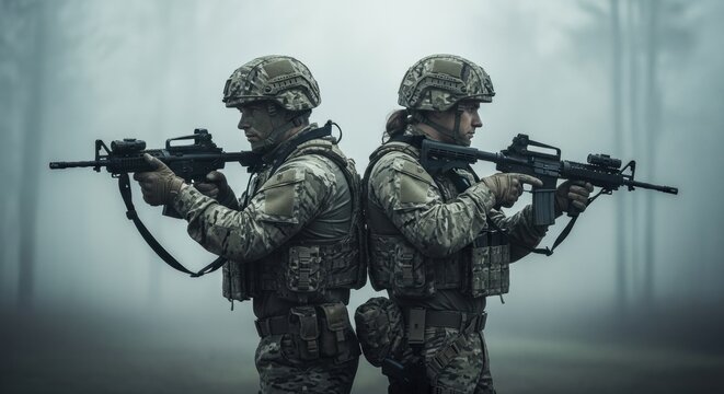 Man Carrying Assault Rifles Holding Rifles Ready Images – Browse 2,875 Stock Photos, Vectors, and ...