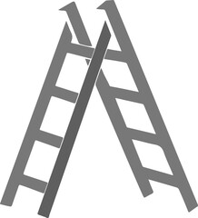 Folding Ladder Colorful Vector Illustration Design (Version: 02)