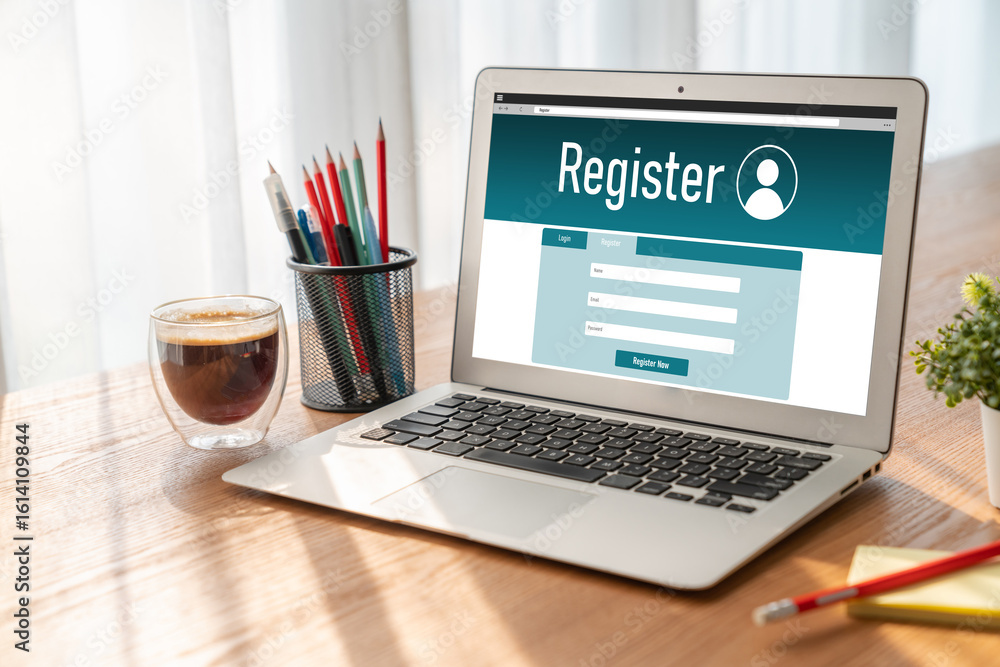 Poster online registration form for modish form filling on the internet website