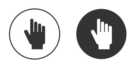 Pointing hand icon