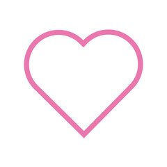 Pink Heart Icon. Pink Love Icon Frame. Love Symbol Png.