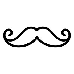 Mustache Line Icon