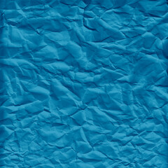Old wrinkled crumpled blue fabric paper, rough grunge texture, patterned texture background, vintage style wallpaper illustration vector design.