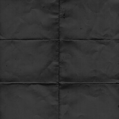 Old wrinkled crumpled black fabric paper, rough grunge texture, patterned texture background, vintage style wallpaper illustration vector design.