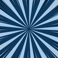 Obraz premium Abstract Blue Radial Bursting Light Rays Background Design for Creative Projects. New, Trendy, Unique, 2025