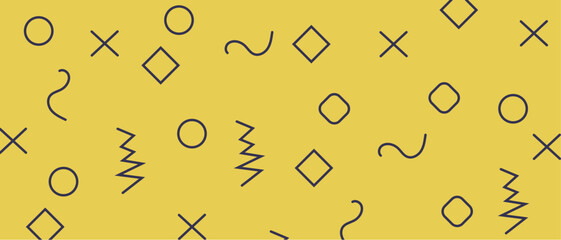seamless pattern with yellow flowers Creative background, Seamless geometric patterns
