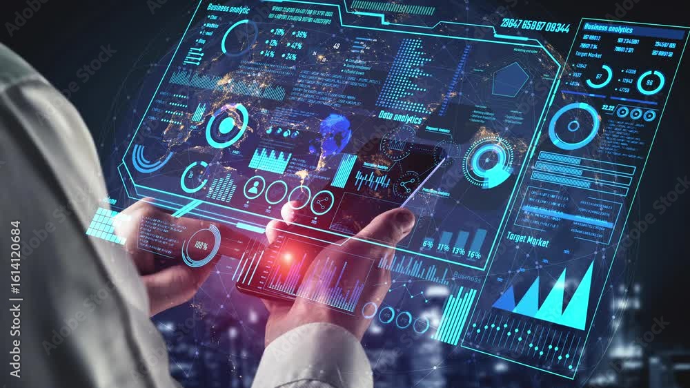 Poster data analytics and big data strategy for real-time analytics, predictive data modeling, business int