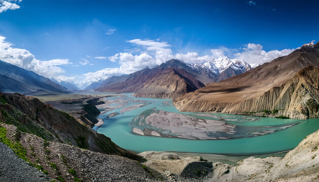 zanskar and indus rivers