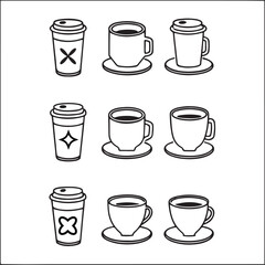 Abstract geometric shapes and lines in a bold black silhouette perfect for graphic design and branding applications