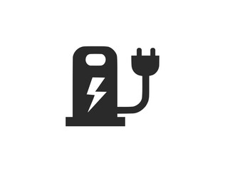 Charging & Energy Line Icon Set – Minimal Linear Icons of Battery, EV, Socket, Wireless Charging, Power Station, Electric Car & More
