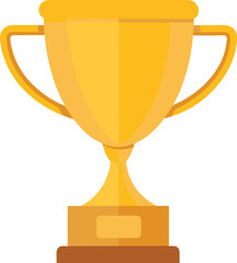 Golden trophy icon representing victory and achievement