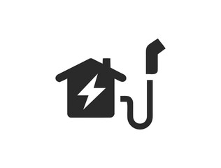 Charging & Energy Line Icon Set – Minimal Linear Icons of Battery, EV, Socket, Wireless Charging, Power Station, Electric Car & More