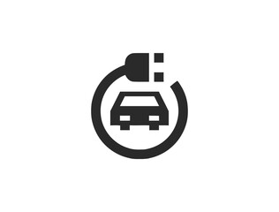 Charging & Energy Line Icon Set – Minimal Linear Icons of Battery, EV, Socket, Wireless Charging, Power Station, Electric Car & More