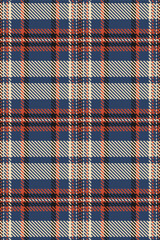 Diverse seamless texture tartan, mesh vector background pattern. Creative check textile fabric plaid in blue and light colors.