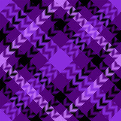 Stunning purple and black plaid pattern.  A vibrant, textured design perfect for fashion, textiles, or website backgrounds.