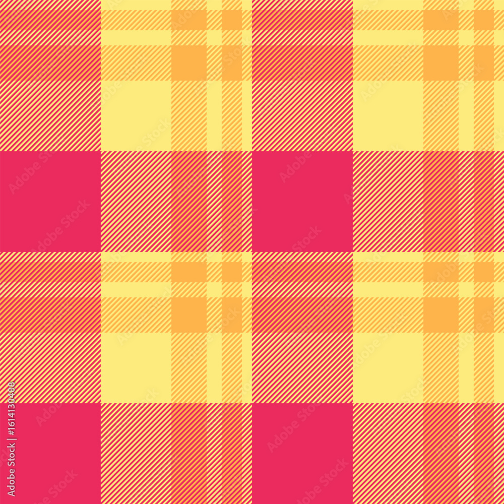 Aufkleber vibrant plaid pattern with bold lines blocks of color. perfect for backgrounds, textiles, or adding 