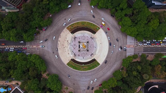 Aerial View of Reforma - Mexico City