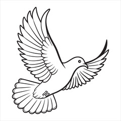 Obraz premium Dove Vector