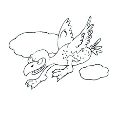 vulture attacks from the sky