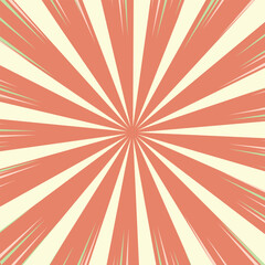 Vintage Radial Burst Pattern Background for Design Projects new 2025 trendy sun brust retro comic style background