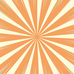 Vibrant Sunburst Rays Pattern Background with Orange and Yellow Hues new 2025 trendy sun brust retro background