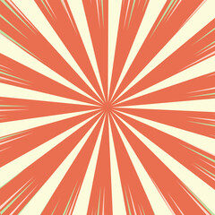 Vibrant Sunburst Pattern with Radial Lines and Warm Colors new 2025 trendy sun brust retro background