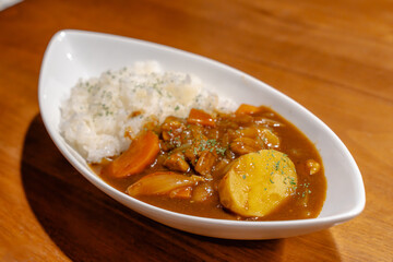 Japanese curry rice / 家庭のカレーライス
