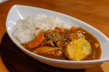 Japanese curry rice / 家庭のカレーライス
