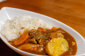 Japanese curry rice / 家庭のカレーライス
