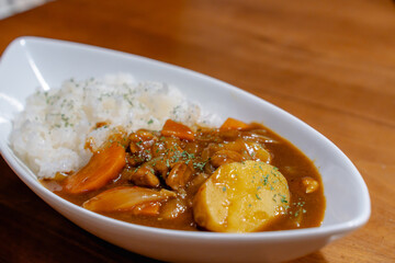 Japanese curry rice / 家庭のカレーライス

