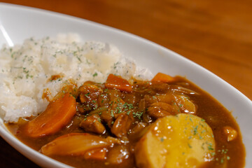 Japanese curry rice / 家庭のカレーライス
