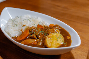 Japanese curry rice / 家庭のカレーライス
