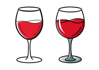 glass of red wine