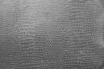 Einzigartige, alte Reptilien Haut Leder Imitat Hintergrund mit Spuren des Gebrauchs 