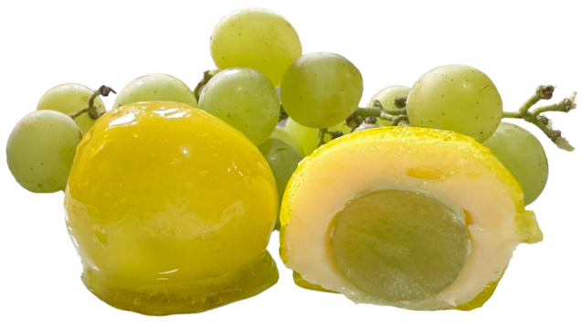 Close-up of Candied Grape Brazilian Sweet Known as Uva do Amor