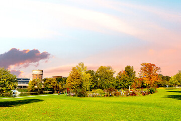 Park, Ingolstadt, Bayern, Deutschland 