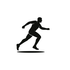 runner-laurel-wreath-athletics-silhouette-black-white