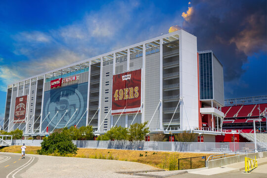 Levi's Stadium the home of San Francisco 49ers NFL team in Santa Clara California USA