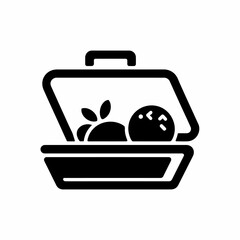 Takeout Food Container Icon Design