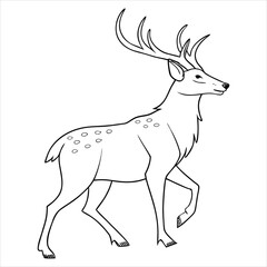 Deer vector
