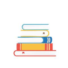 Book Icon Isolated on a Transparent Background