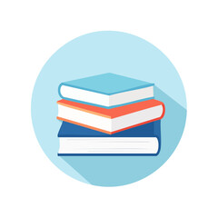 Book Icon Isolated on a Transparent Background