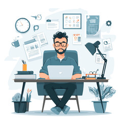 Smart Learning & Remote Jobs: A Family and Team Working Together Online