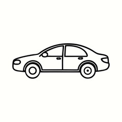 Line art taxi, Black & white taxi, Line art black & white taxi, transportation, vehicle, minimal vehicle